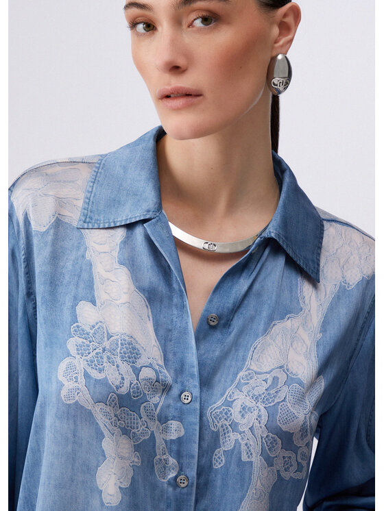 Liu Jo Liu Jo Camicia UA6343T595879044 Blu Regular Fit