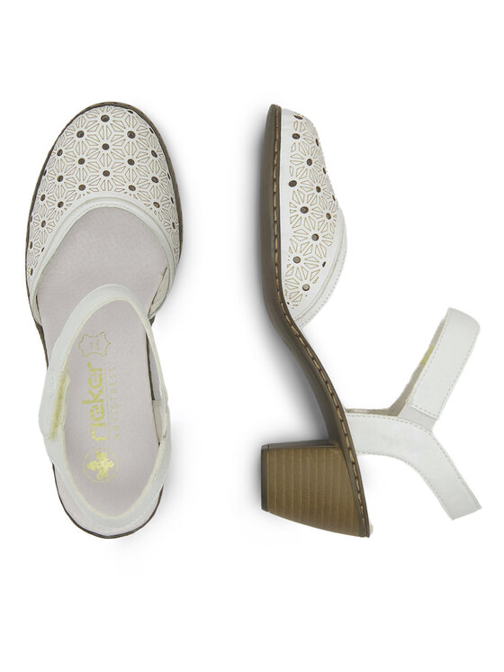 Rieker Rieker Sandali 40991-80 Bela