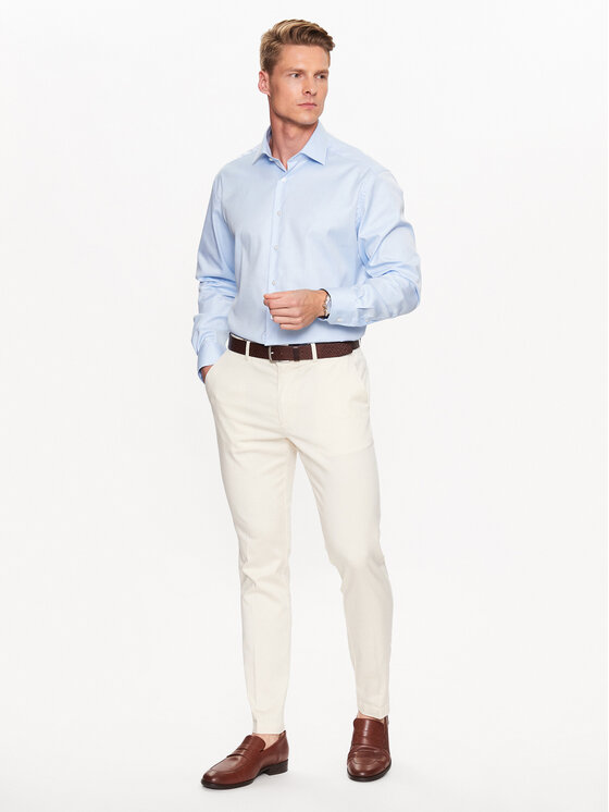 Eterna Eterna Košulja 8817/X18K Plava Modern Fit