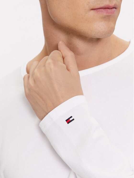 Tommy Hilfiger Tommy Hilfiger Komplet longsleeve UM0UM03022 Biały Slim Fit
