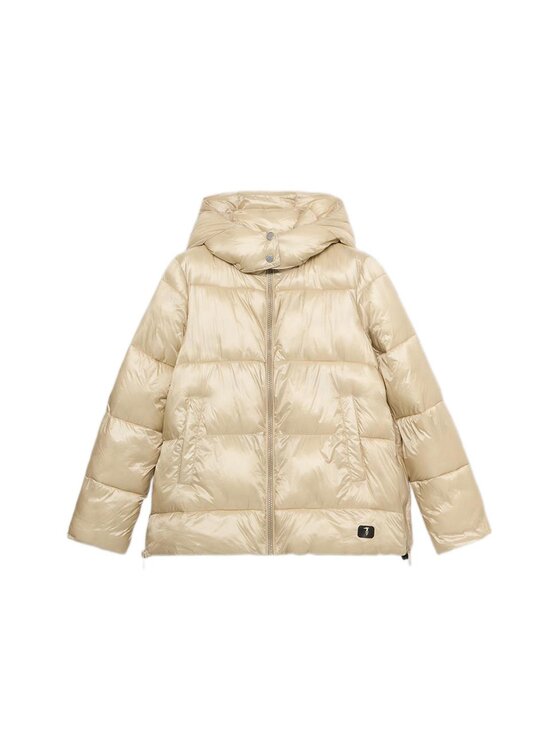 Trussardi Trussardi Giubbotto piumino F010A000446N002 Beige Regular Fit