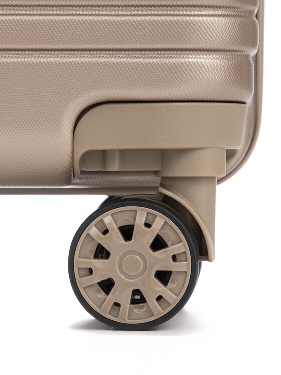 Semi Line Semi Line Голям куфар T5808-5 Златист