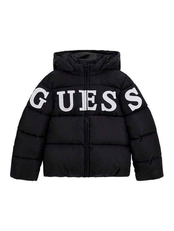 Guess Kids Kurtka zimowa J5BL16 WB240 Czarny Regular Fit