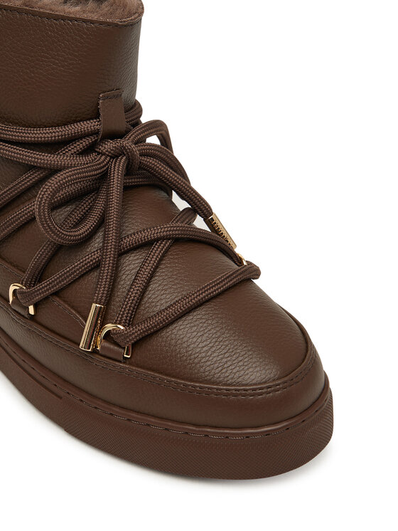 Inuikii Inuikii Μπότες Χιονιού Full Leather 1001.003.0252.152 Σκούρο καφέ