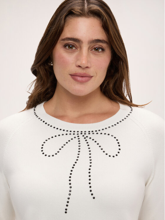 Fiorella Rubino Fiorella Rubino Maglione M520L008810N011 Bianco Regular Fit