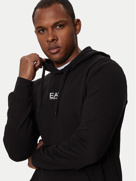 EA7 Emporio Armani EA7 Emporio Armani Mikina 8NPM32 PJVRZ 1200 Černá Regular Fit