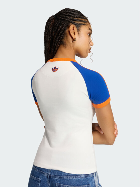 adidas adidas Koszulka techniczna 161541 Biały Slim Fit