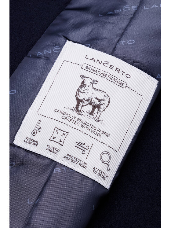 Lancerto Lancerto Płaszcz zimowy Zelia PC073226000023 Granatowy Regular Fit