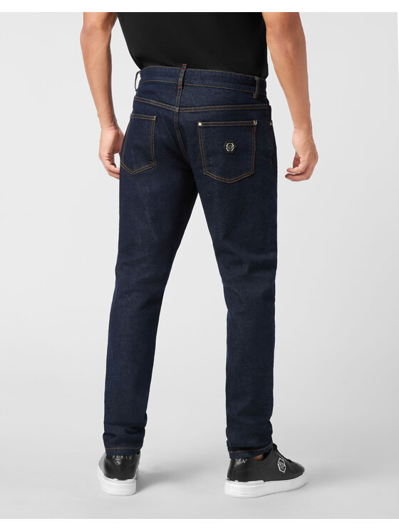 PHILIPP PLEIN PHILIPP PLEIN Jeansy 25919 Niebieski Straight Leg