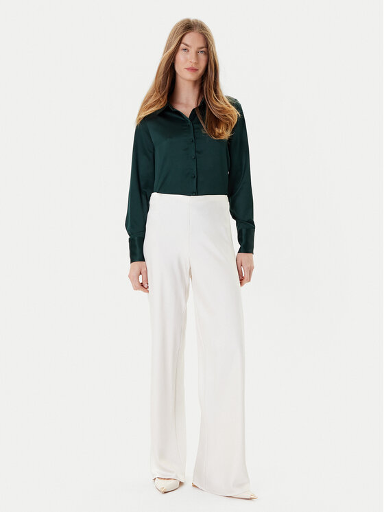 Vero Moda Vero Moda Koszula Merle 10334598 Zielony Regular Fit