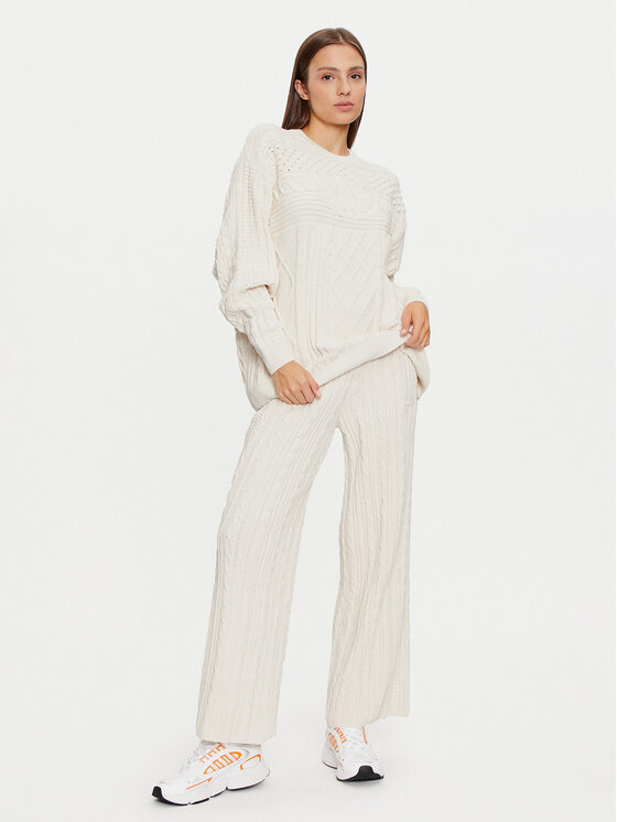 adidas adidas Суитшърт JN8318 Екрю Regular Fit