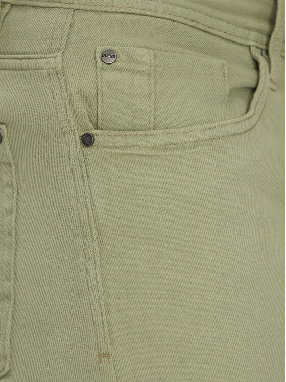Blend Blend Džínové šortky 20718128 Zelená Regular Fit