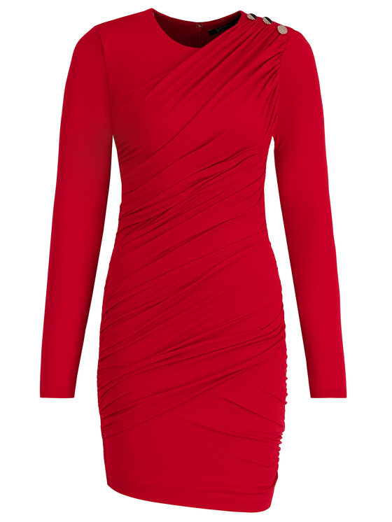Marciano Guess Marciano Guess Kokteilinė suknelė 94G751 6230Z Raudona Slim Fit