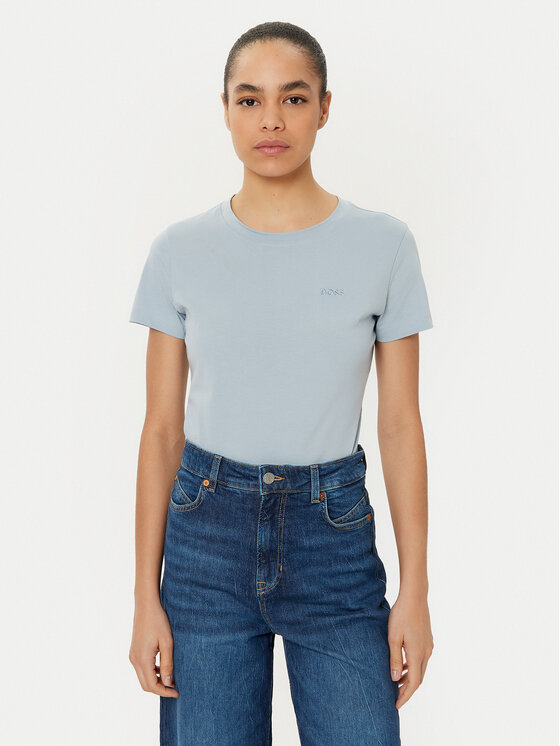BOSS BOSS T-shirt C_Esogo_1 50506973 Plava Slim Fit