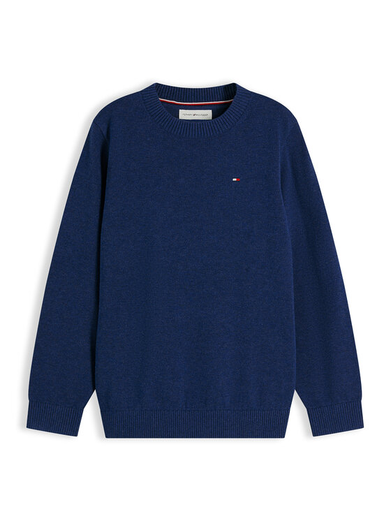 Tommy Hilfiger Tommy Hilfiger Sveter KB0KB10307 Tmavomodrá Regular Fit