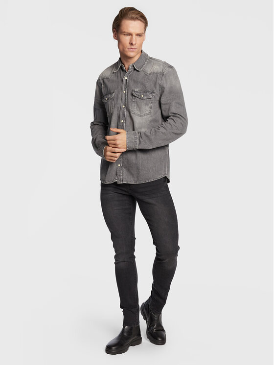 Jeans Nash 0016 Nero Slim Fit