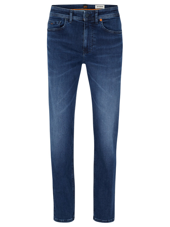 Boss Džinsai Taber Zip 50490533 Mėlyna Tapered Fit | Modivo.lt