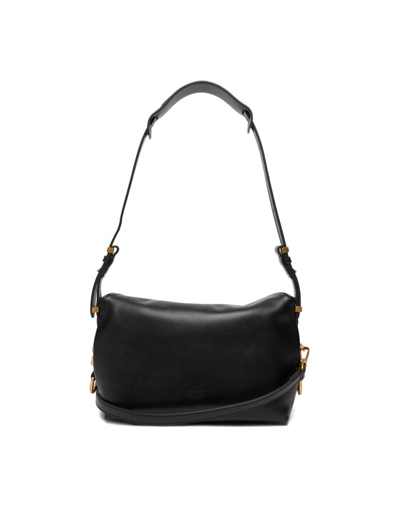 PINKO PINKO Дамска чанта Saddle Baguette Mini AI 25-26 PLTT 105895 A1ZX Черен