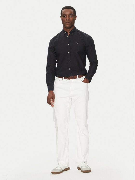 BOSS BOSS Cămașă H-Roan-Bd-E-C1-243 50521996 Bleumarin Slim Fit