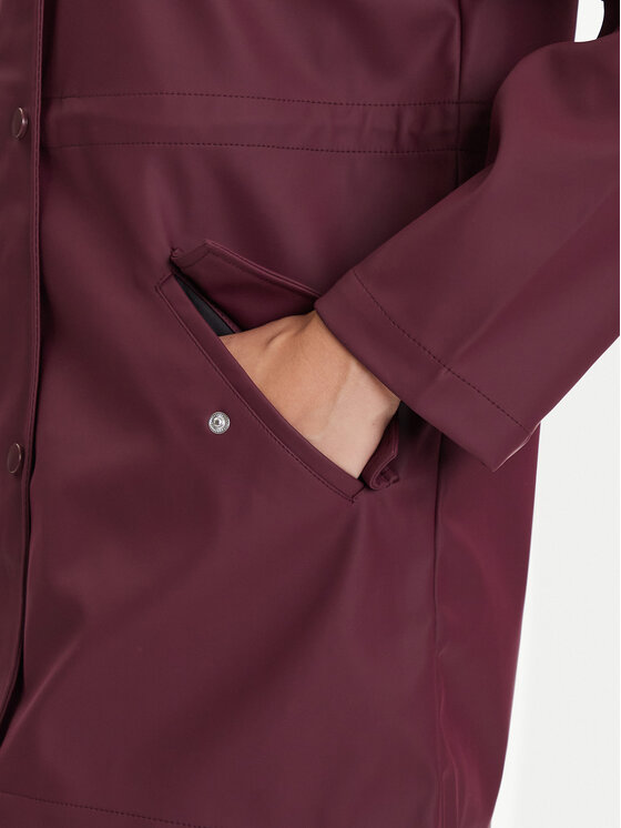 Vero Moda Vero Moda Kurtka przeciwdeszczowa Malou 10266982 Bordowy Regular Fit