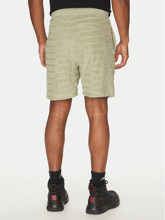 HUGO HUGO Pantaloni scurți sport Dutowel 50535289 Verde Relaxed Fit