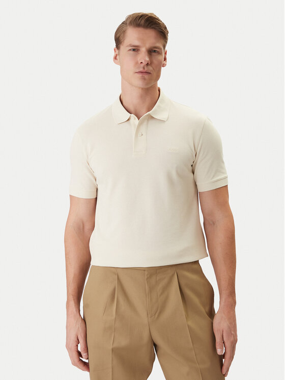 BOSS BOSS Tricou polo Pallas 50553564 Crem Regular Fit