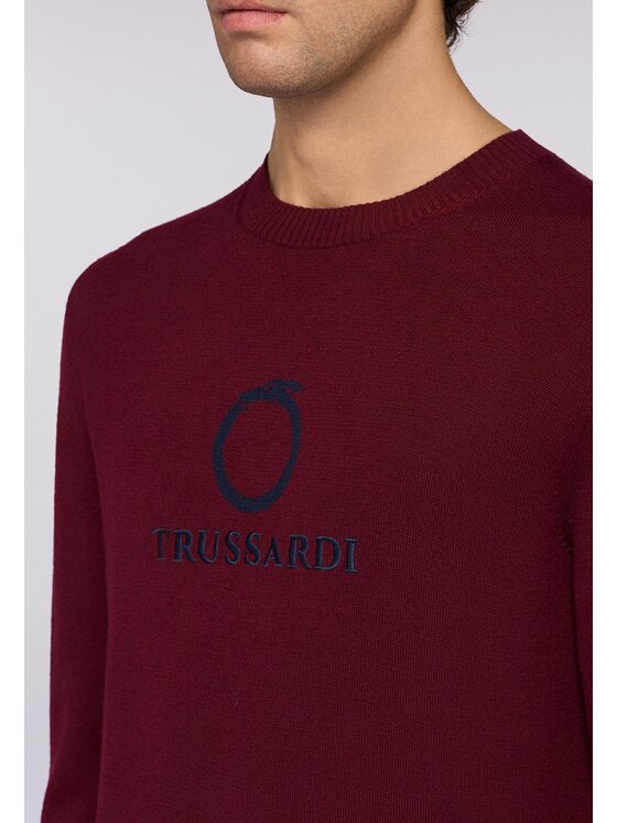Trussardi Trussardi Cardigan M0358000037N036 Rosso Regular Fit