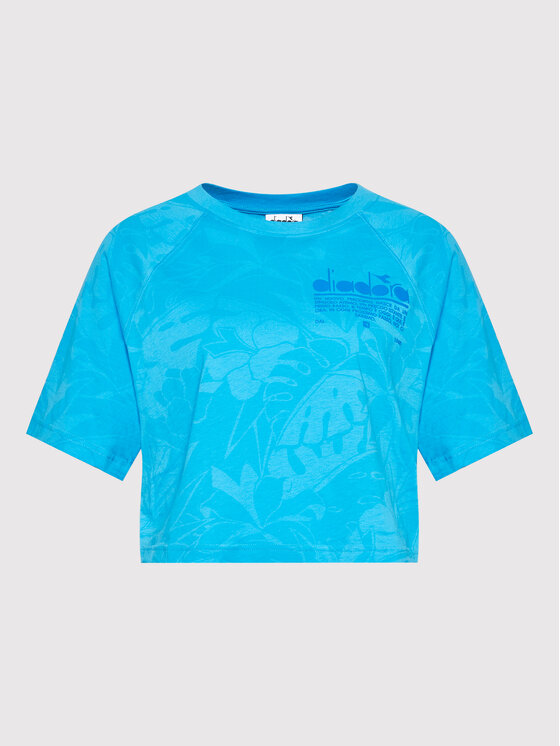 Diadora Diadora T-Shirt Manifesto 502.178412 Niebieski Regular Fit