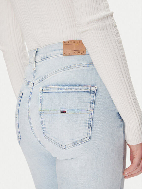 Tommy Jeans Tommy Jeans Farmer Sylvia Hgh Skn Bi1213 DW0DW20025 Kék Regular Fit