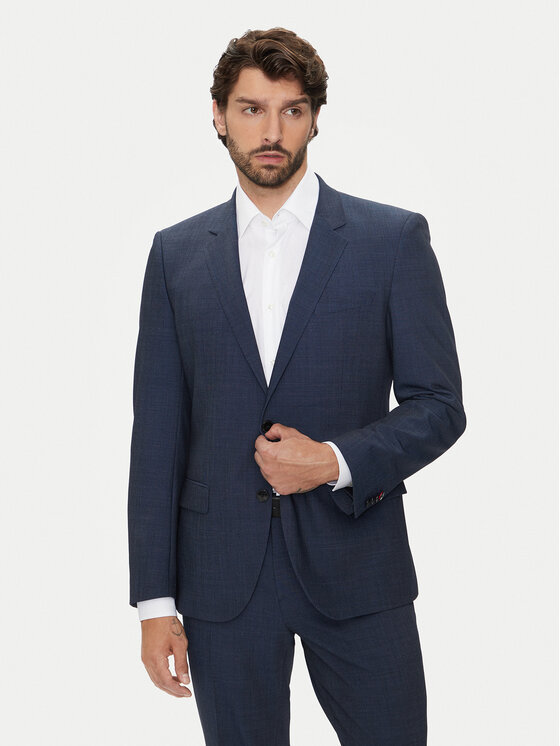HUGO Hugo Öltöny Henry/Getlin232X 50495717 Sötétkék Slim Fit
