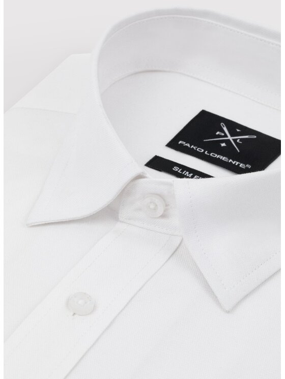 Pako Lorente Pako Lorente Koszula P25SN-1X-020 Biały Slim Fit
