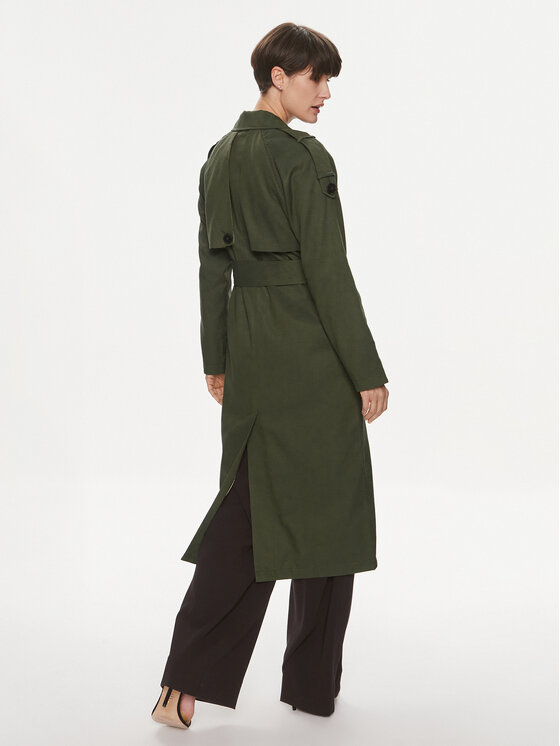 Selected Femme Selected Femme Тренч New Bren 16082403 Зелен Regular Fit