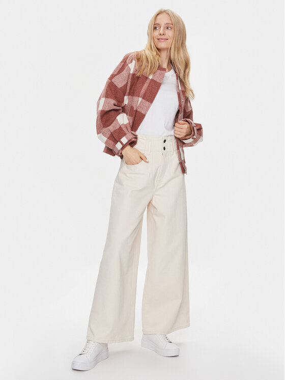 Lee Lee Jeans hlače 112341379 Écru Straight Leg
