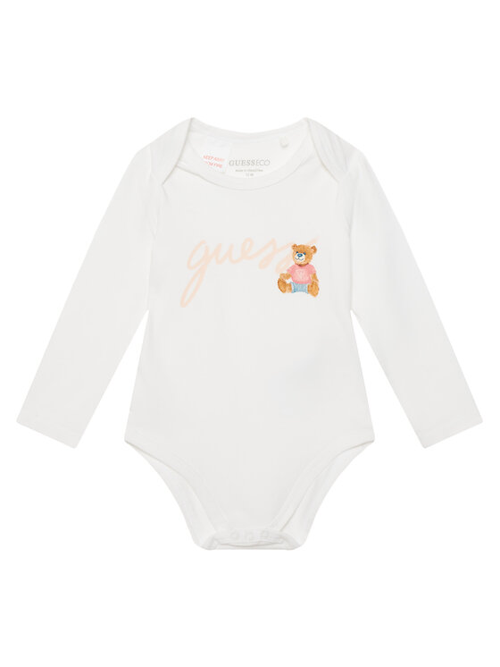 Guess Guess Sada mikina, body a tepláky H6YG09 K4135 Světle růžová Regular Fit
