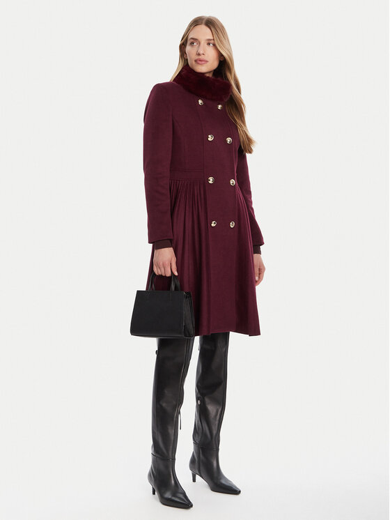 Rinascimento Rinascimento Pārejas mētelis CFC0125794003 Bordo Regular Fit
