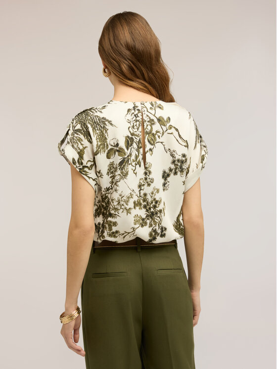 Motivi Motivi Blusa 2019W000778N0S1 Verde Regular Fit