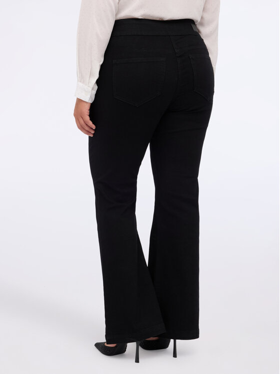Fiorella Rubino Fiorella Rubino Jeans P437T005122N033 Nero Flare Fit