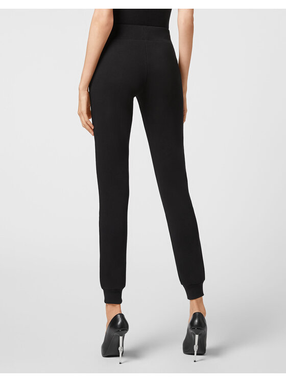 PHILIPP PLEIN PHILIPP PLEIN Spodnie dresowe 3905 Czarny Jogger Fit