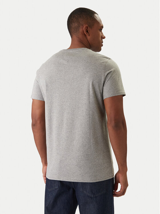 Tommy Jeans Tommy Jeans T-shirt DM0DM04411 Siva Slim Fit
