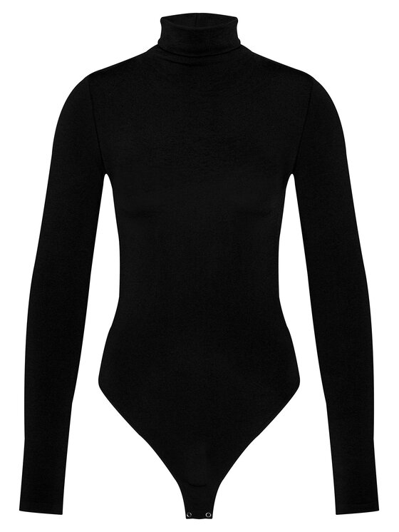 Wolford Wolford Боді Colorado 75083 Чорний Slim Fit