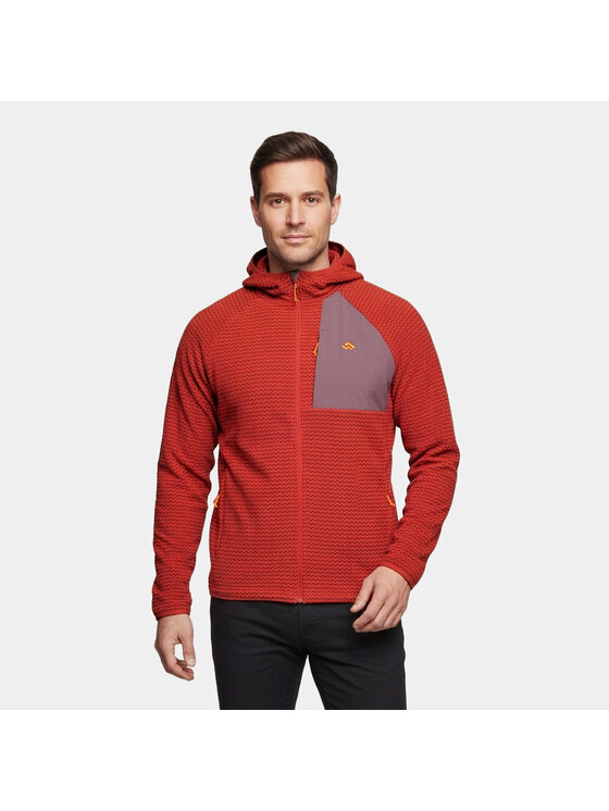 Alpinus Alpinus Bluza Ruen Czerwony Regular Fit