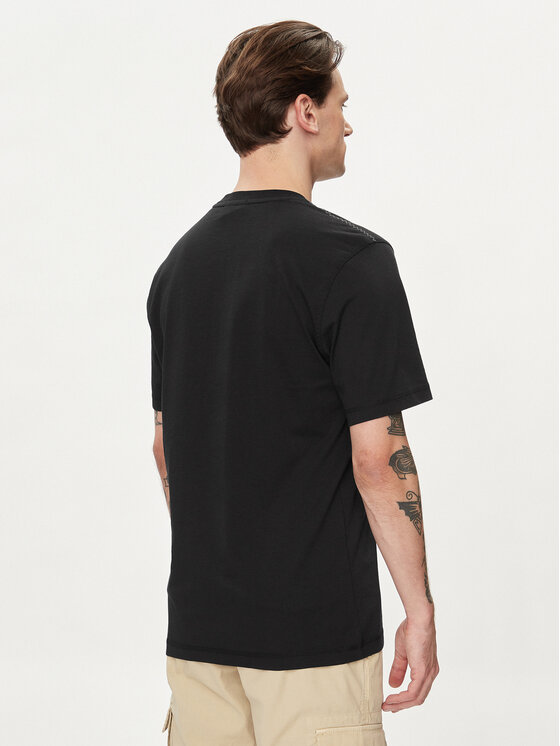 Aeronautica Militare Aeronautica Militare Tričko 241TS2208J635 Čierna Regular Fit