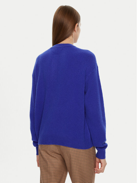 American Vintage American Vintage Cardigan Damsville DAM19EH24 Blu Loose Fit