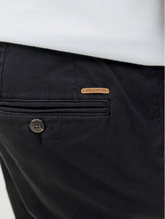 Jack & Jones Jack & Jones Chinosy Marco Arthur 12260904 Granatowy Slim Fit