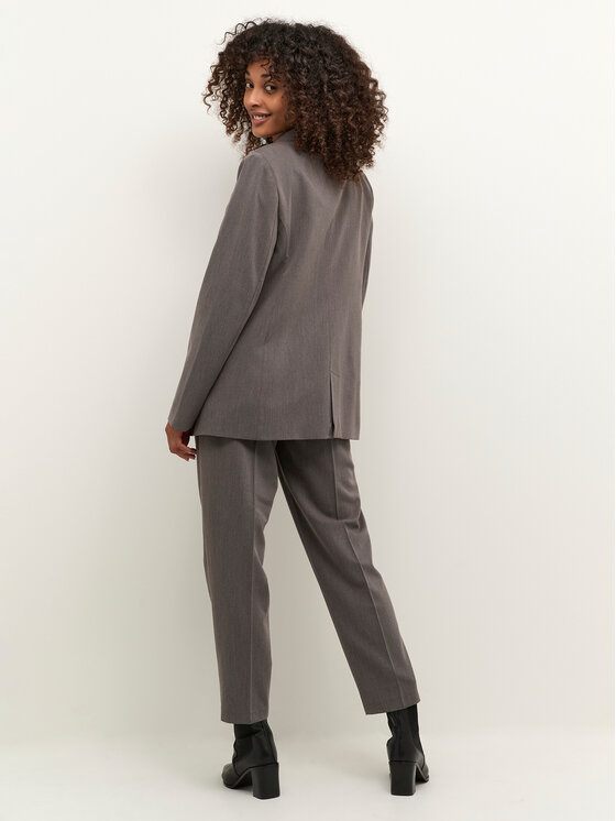 Kaffe Kaffe Marynarka Sakura 10506684 Szary Regular Fit