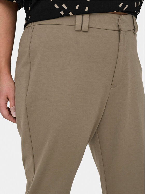 ONLY Carmakoma ONLY Carmakoma Chino Peach 15312306 Smeđa Slim Fit