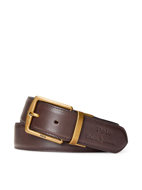 Polo Ralph Lauren Polo Ralph Lauren Zestaw etui na karty i pasek 405880721002 Brązowy