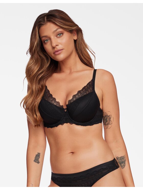 Esotiq Esotiq Biustonosz push-up 39998-99X Czarny