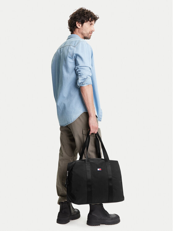 Tommy Jeans Geantă de weekend Tjm Urban Duffle AM0AM13399 Negru