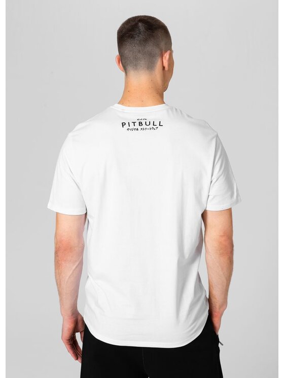 PITBULL PITBULL T-Shirt Koszulka Biały Regular Fit